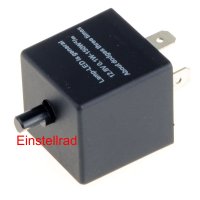 Auto Motorrad LED Blinkrelais CF13 3Polig Last unabhänig Blinkgeber Einstellbar