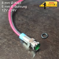 LED Signalleuchte grün Meldeleuchte Kontrollleuchte...