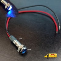 LED Signalleuchte blau Meldeleuchte Kontrollleuchte...