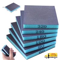 6x Schleifpad 60-320 doppelseitiger nass trocken...