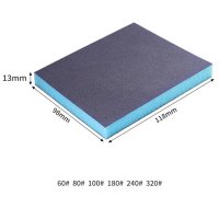 6x Schleifpad 60-320 doppelseitiger nass trocken Schleifschwamm Pad 118x98 Polierpad