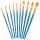 10 Pinsel Set Pinselset  fein Pinsel Acryl Aquarell Modellbau TableTop Makeup