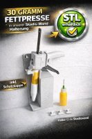 Feinmechanik Fett Spender 30g Fettpresse Pistole Hobby Auto KFZ 3D Drucker usw.