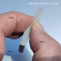 20 Mini Schleifpad Pad 40x30x5mm 300-1500 nass trocken je 5 Stück pro Sorte