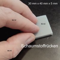 20 Mini Schleifpad Pad 40x30x5mm 300-1500 nass trocken je 5 Stück pro Sorte
