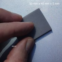 20 Mini Schleifpad Pad 40x30x5mm 300-1500 nass trocken je 5 Stück pro Sorte