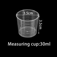 40 teiliges Harz Kleber Farbmischset  Pipetten / Mischbecher / Stäbchen