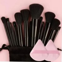 13-teiliges Make-up-Pinsel-Set schwarz Ø ca. 6-20...