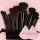 13-teiliges Make-up-Pinsel-Set schwarz Ø ca. 6-20 mm Länge 13-19 cm