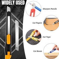 einfaches Cuttermesser Allzweckmesser aus Kunststoffl 9...