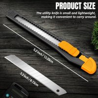 einfaches Cuttermesser Allzweckmesser aus Kunststoffl 9 mm Abbrechklinge