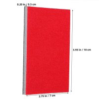 5 Schleifpad 100x70x5mm 400er nass trocken / mit Klett