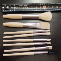 8-teiliges Make-up-Pinsel-Set braun Ø ca. 6-12 mm...