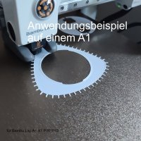 PEI Druckplatte für Bambu Lap A1 X1 P1P P1S beidseitig 257*257mm PLA ABS PETG o.B.
