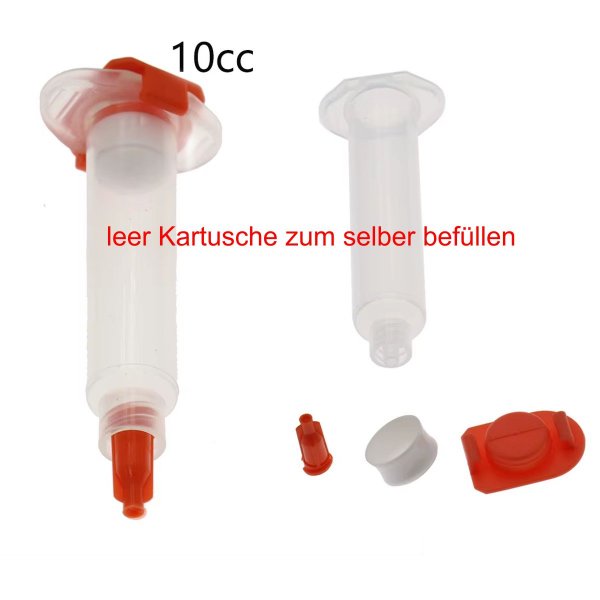 10 Gramm "leer" Nachfüllkartusche für unsere Feinmechanik Fett Spender