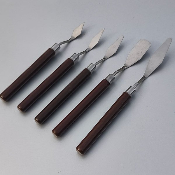 5 Edelstahl Maler Set Spachtelset Malspachtel Spachtel Acrylmalerei Malmesser