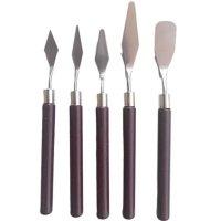 5 Edelstahl Maler Set Spachtelset Malspachtel Spachtel Acrylmalerei Malmesser