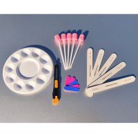 104 Teile Einsteiger Set zum bemalen und bearbeiten von...