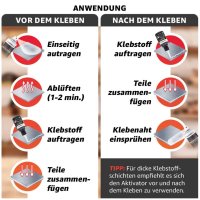 Everglue Aktivator Spray Indu.  Aushärtungsbeschleuniger für Sekundenkleber 200ml Aerosol