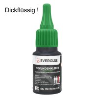 Everglue Sekundenkleber Cyanacrylat hochviskos 20g...