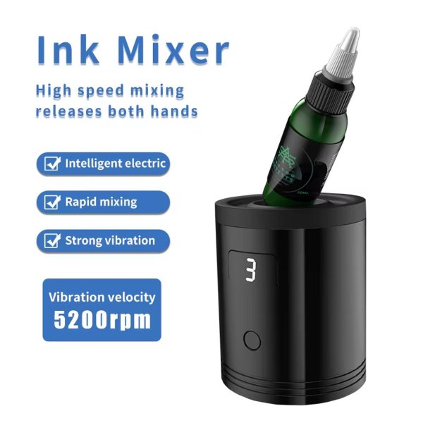 Akku ! Kabellos Farbaufschüttler Pigment Mixer Maschine  Elektrisch einstellbar