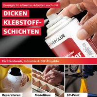 Everglue Aktivator Spray Aushärtungsbeschleuniger für Sekundenkleber 200ml Aerosol