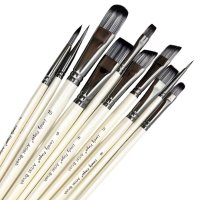 10 teiliges Künstler-Pinsel-Set verschiedene...