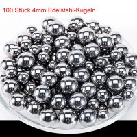 100 Stück 4mm Farbmischkugeln Edelstahl
