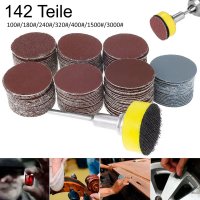 142 Teile Schleifer Set 25mm Ø mit Klett Halter...