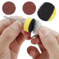 142 Teile Schleifer Set 25mm Ø mit Klett Halter für Multischleifer 100-3000er