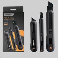 3 teiliges Messer Set hochwertiege Mettal / Kunststoff Kombi  9mm + 18mm + T-Klinge