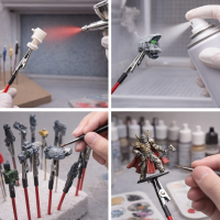 Umgekehrter Lackierclip Alligator Clip Draht Stick Werkzeug für Airbrush Modell Teile