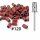 50 Stück Schleifkappen 120er Körnung  8mm ⌀ + 1 Halter 2,2mm ⌀ zum nachbearbeiten