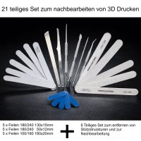 21 teiliges Präzisions-Nachbearbeitungs-Set für...