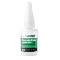 Everglue Sekundenkleber Cyanacrylat hochviskos extra lange lagerfähig 20g Dosierflasche