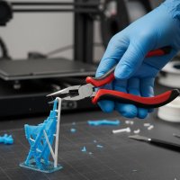 Präzisions-Flachrundzange – Das unverzichtbare Tool für Post-Processing & Wartung 127mm