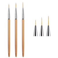 3 x Feinpräzisionspinsel für 3D-Druck & Modellbau – Set mit extra feinen Spitzen