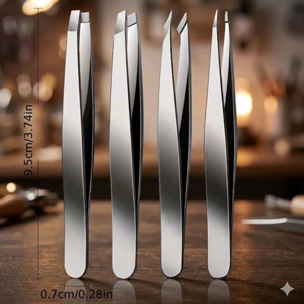 4 Teile Präzisions-Pinzetten-Set für 3D-Druck & Post-Processing