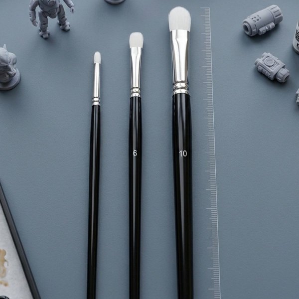 Trockenbürsten (Drybrushing) Pinsel für 3D-Druck-Bemalung