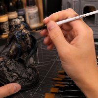 24 Stück Professionelle Künstlerpinsel für 3D-Drucke, Miniaturen & Modellbau
