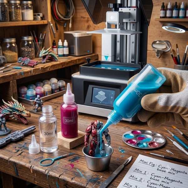 30 ml Dosierflaschen-Set (10St.) Perfekt für 3D-Druck, Farbmischungen & Modellbau