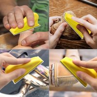 Mini-Schleifpapier-Set 60-10000 mit Klettverschluss-Schleifblock, 131-teilig