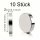 10 Stück Superstarke Magnete Scheibenmagnete 10 Ø x 2 mm Neodym Magnete
