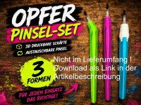 Opferpinsel Einmal-Resin Kleber Pinsel Set 50 Köpfe...