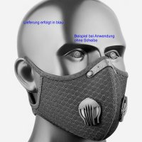 Atemschutzmaske mit Aktivkohlefilter und Gesichtsschutz – ideal für die Nachbearbeitung von 3D-Drucken