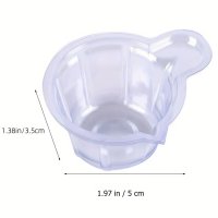 120 transparente Kunststoff-Harz-Mischbecher 40 ml Dosierbehälter Farbe Epoxidharz